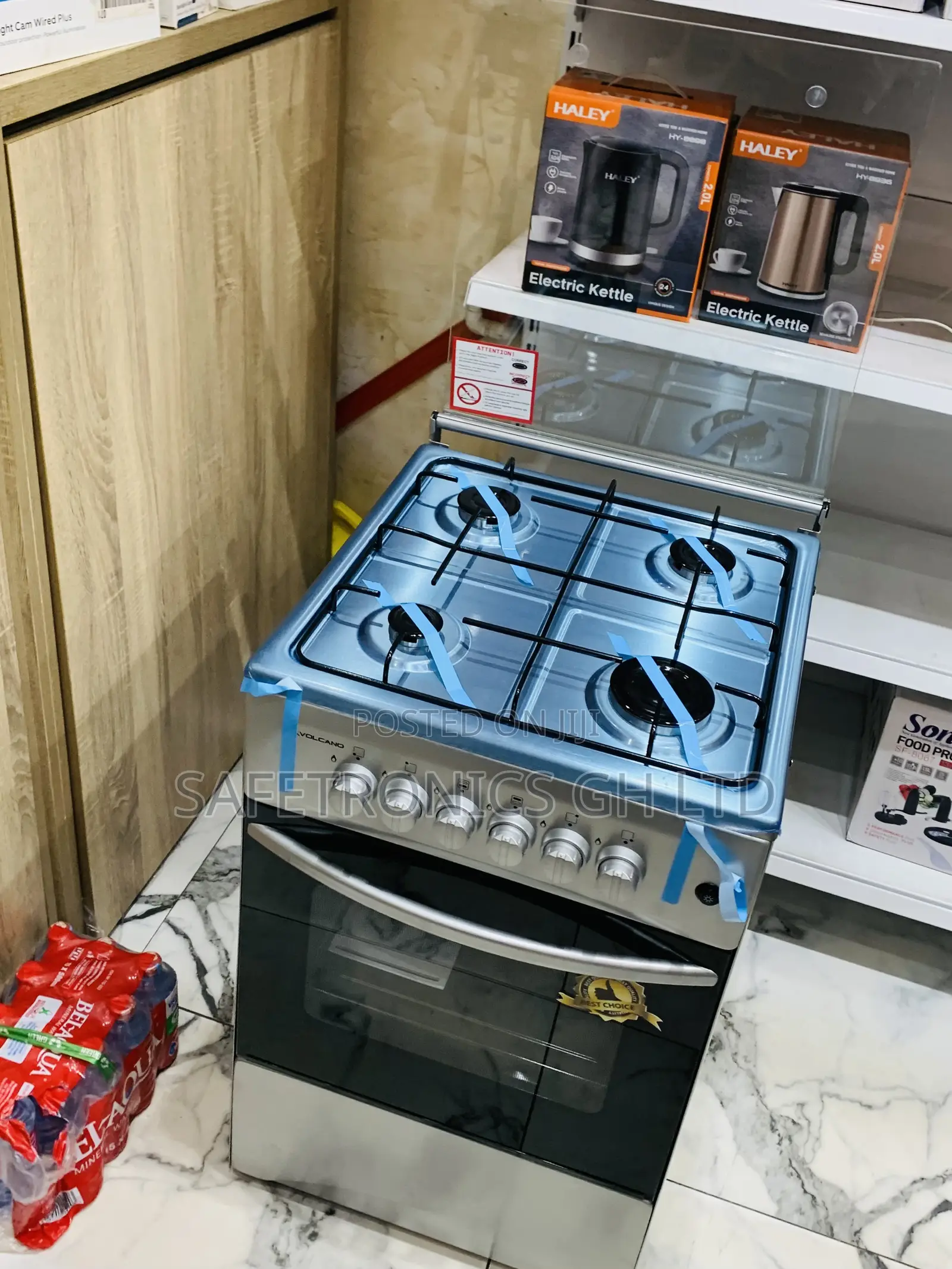 Get Affordable Volcano 5c.Gl Gas Oven 4 Burner Ignition – 50x50cm