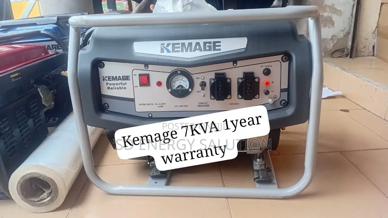 Kemage 7kva Generator – Heavy-Duty Backup Power Solution 7kva