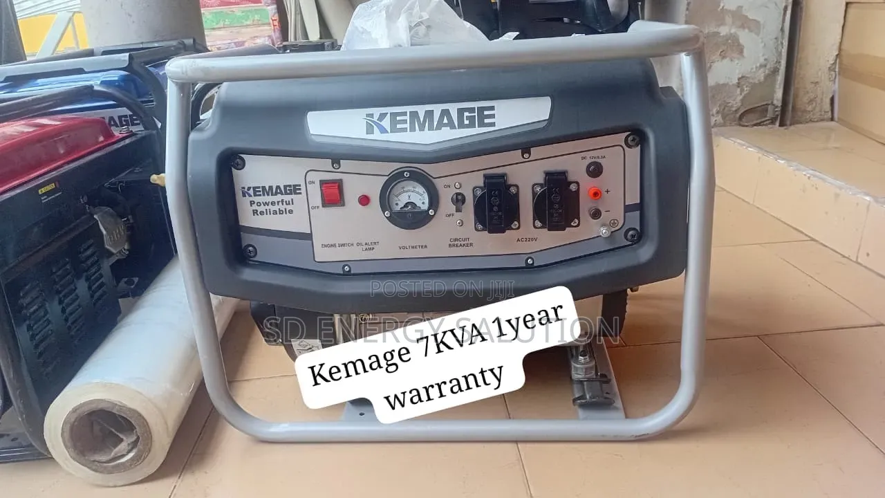 Kemage 7kva Generator – Heavy-Duty Backup Power Solution 7kva