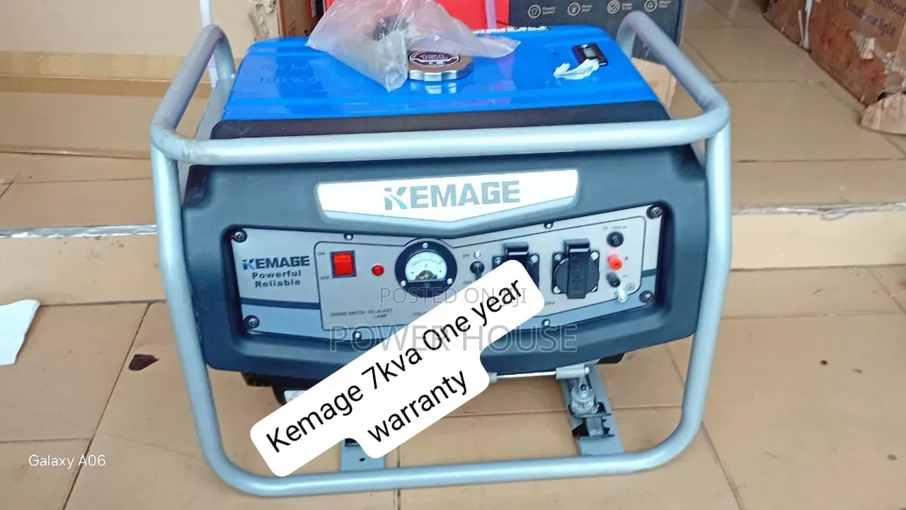 Powerful Kemage 7kva Generator – Strong Fuel Efficient 7kva