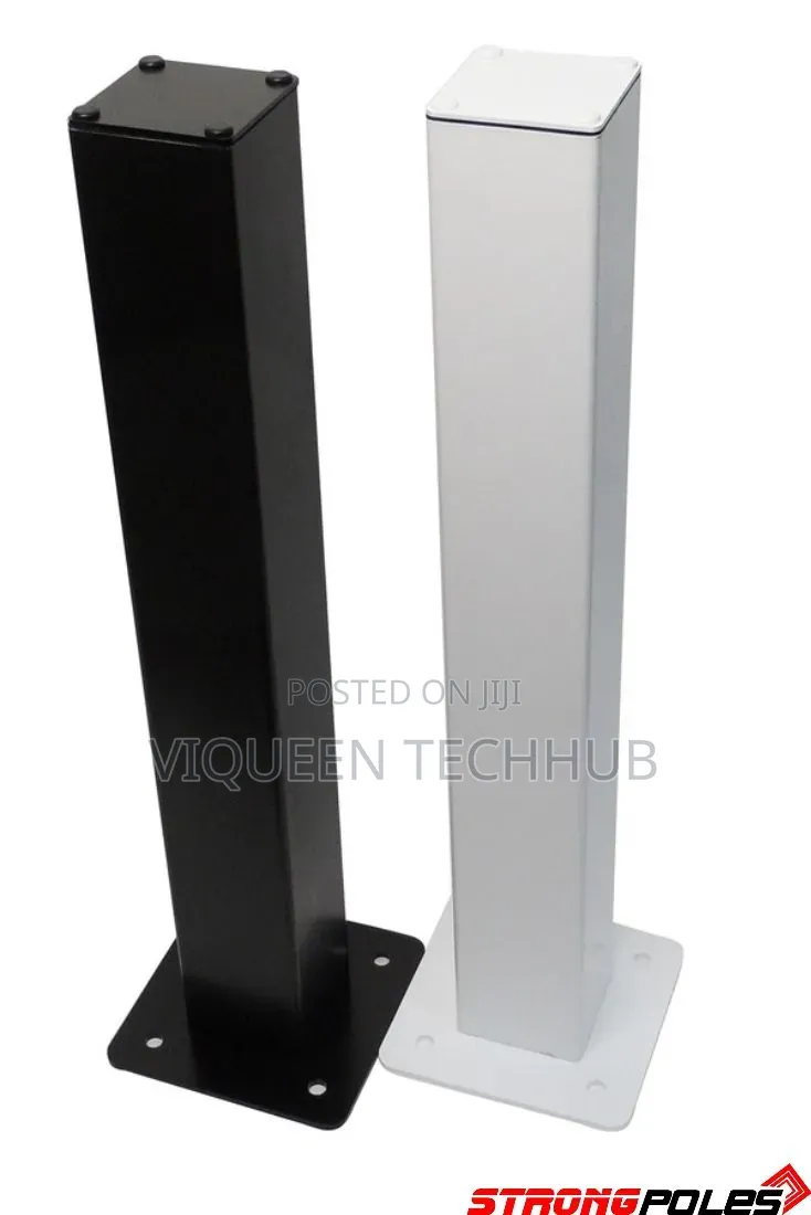 CCTV Camera Pole 6 Meters Combined Pole: White