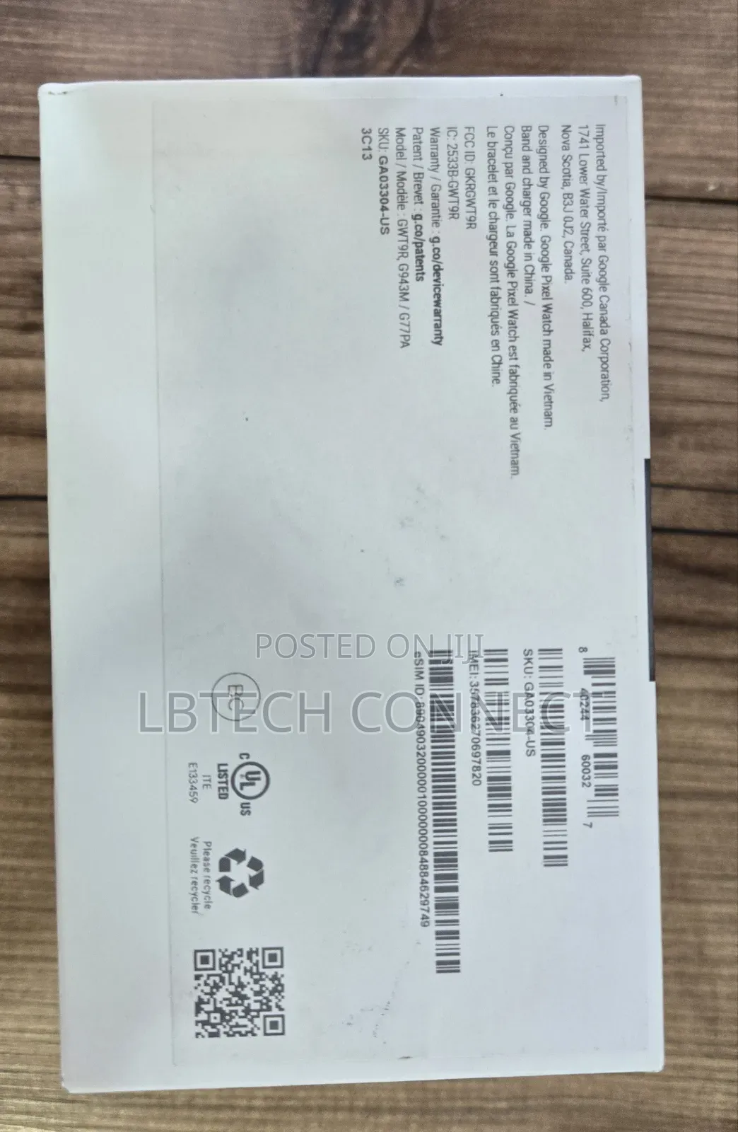 Google Pixel Watch Lte