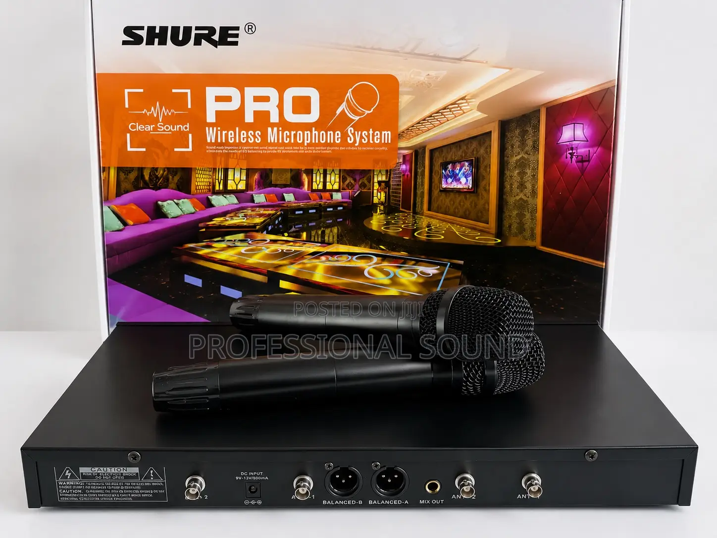 A Shure Bs-360 Wireless Microphone System