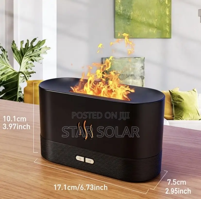 180ml Flame Aromatherapy Diffuser - Ultrasonic Humidifier,