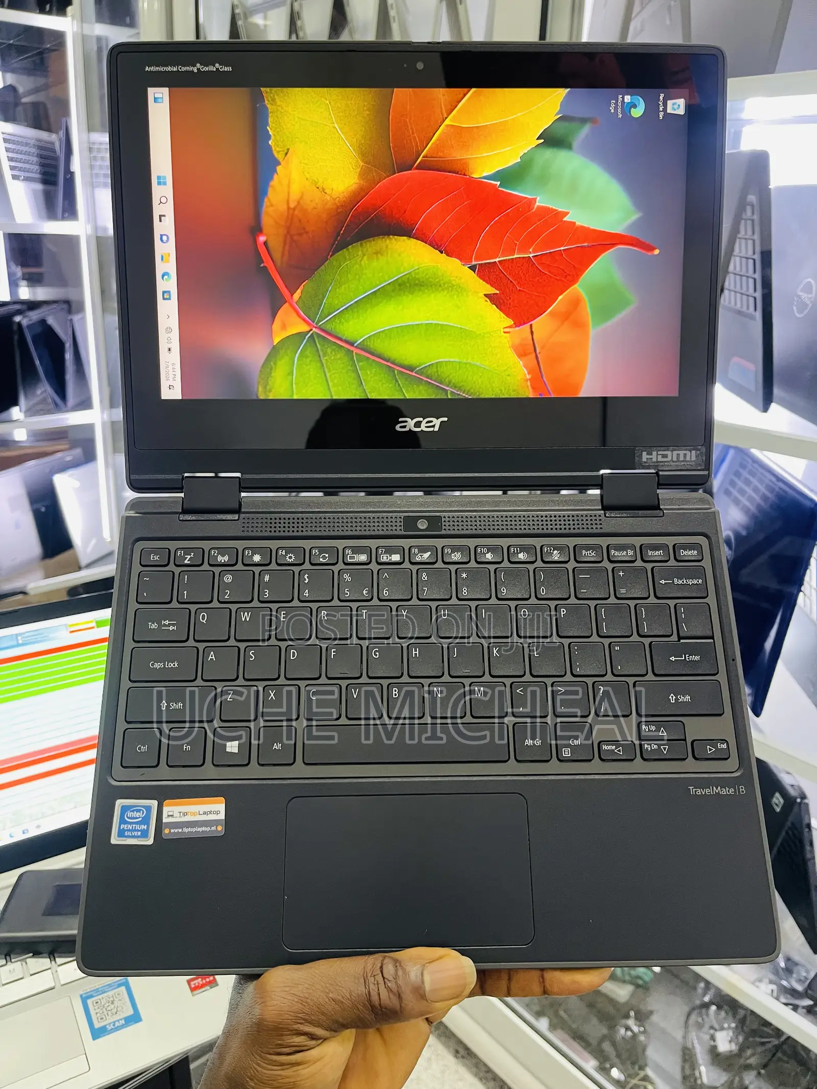 Laptop Acer TravelMate 4GB Intel Pentium SSD 60GB