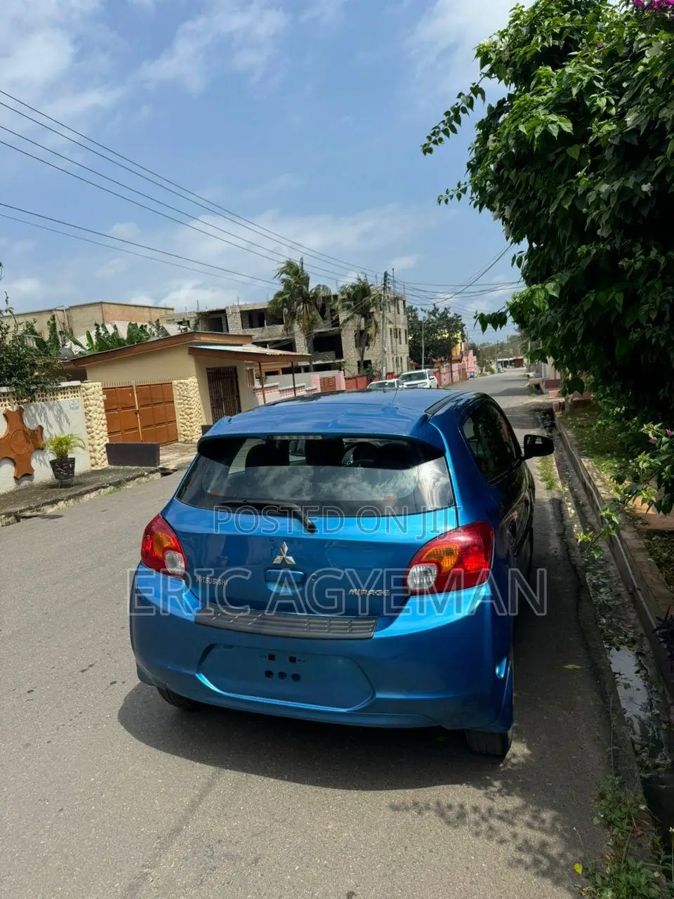 Mitsubishi Mirage 2014 Blue