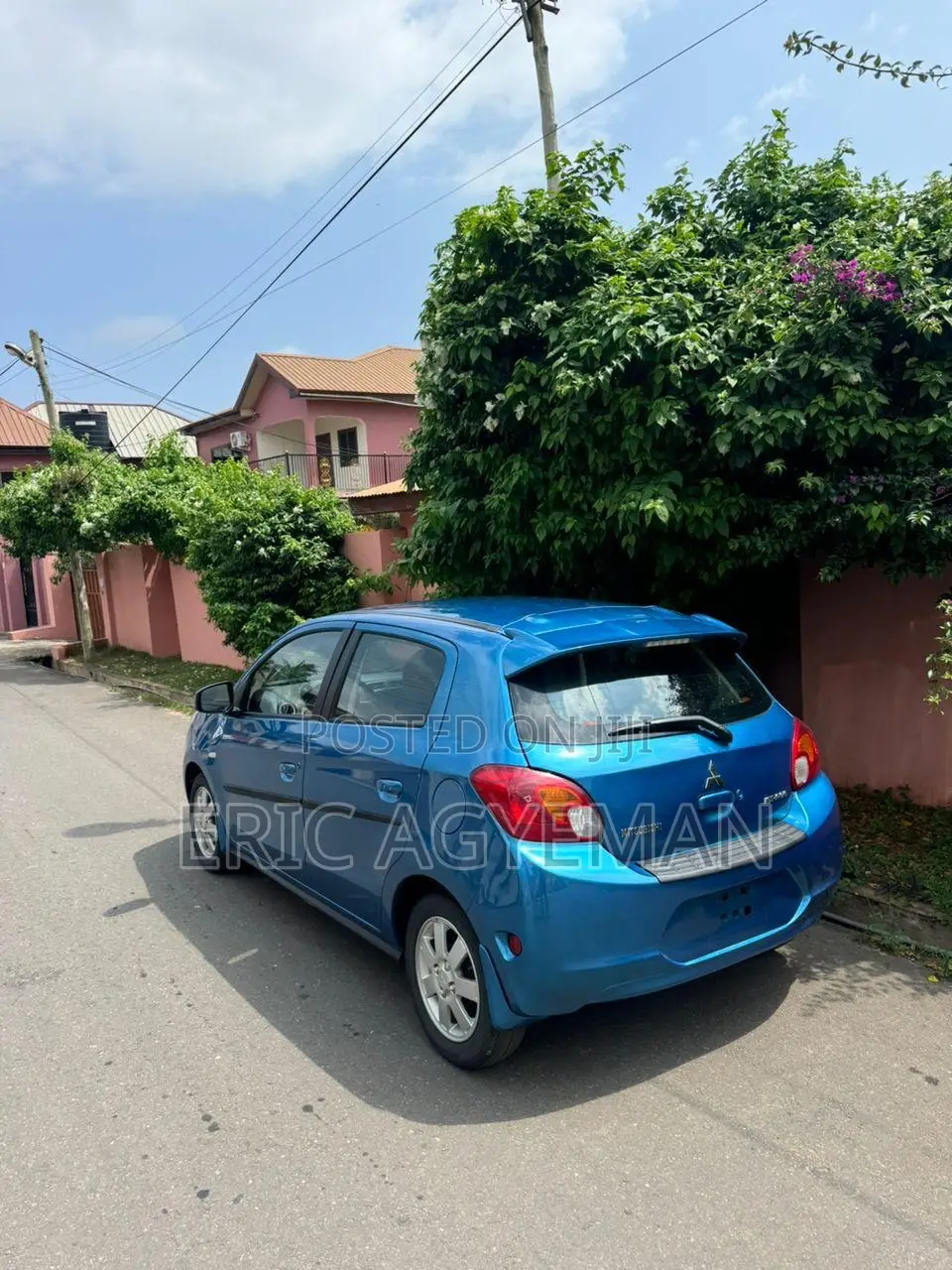 Mitsubishi Mirage 2014 Blue