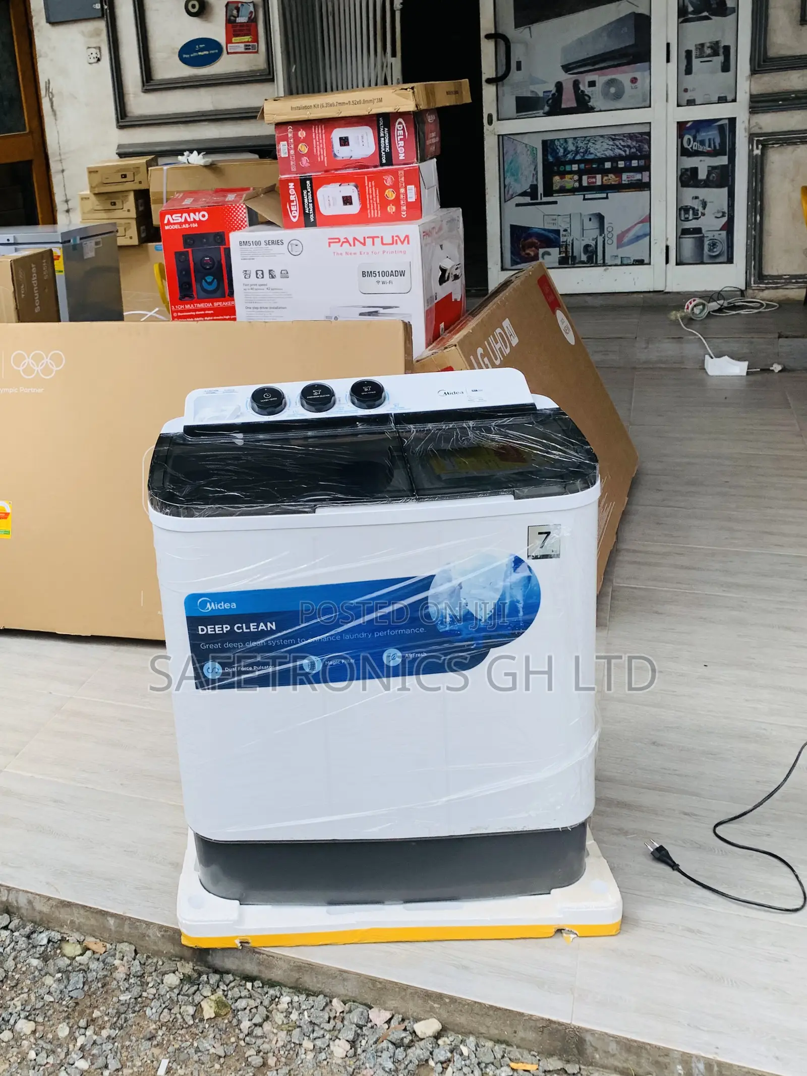 Choose Good Midea 7 Kg Semi Automatic Top Load Washing Machine