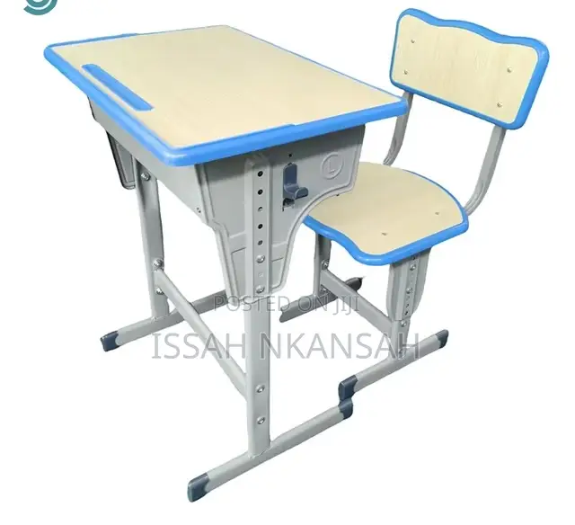 School Chair With Desk