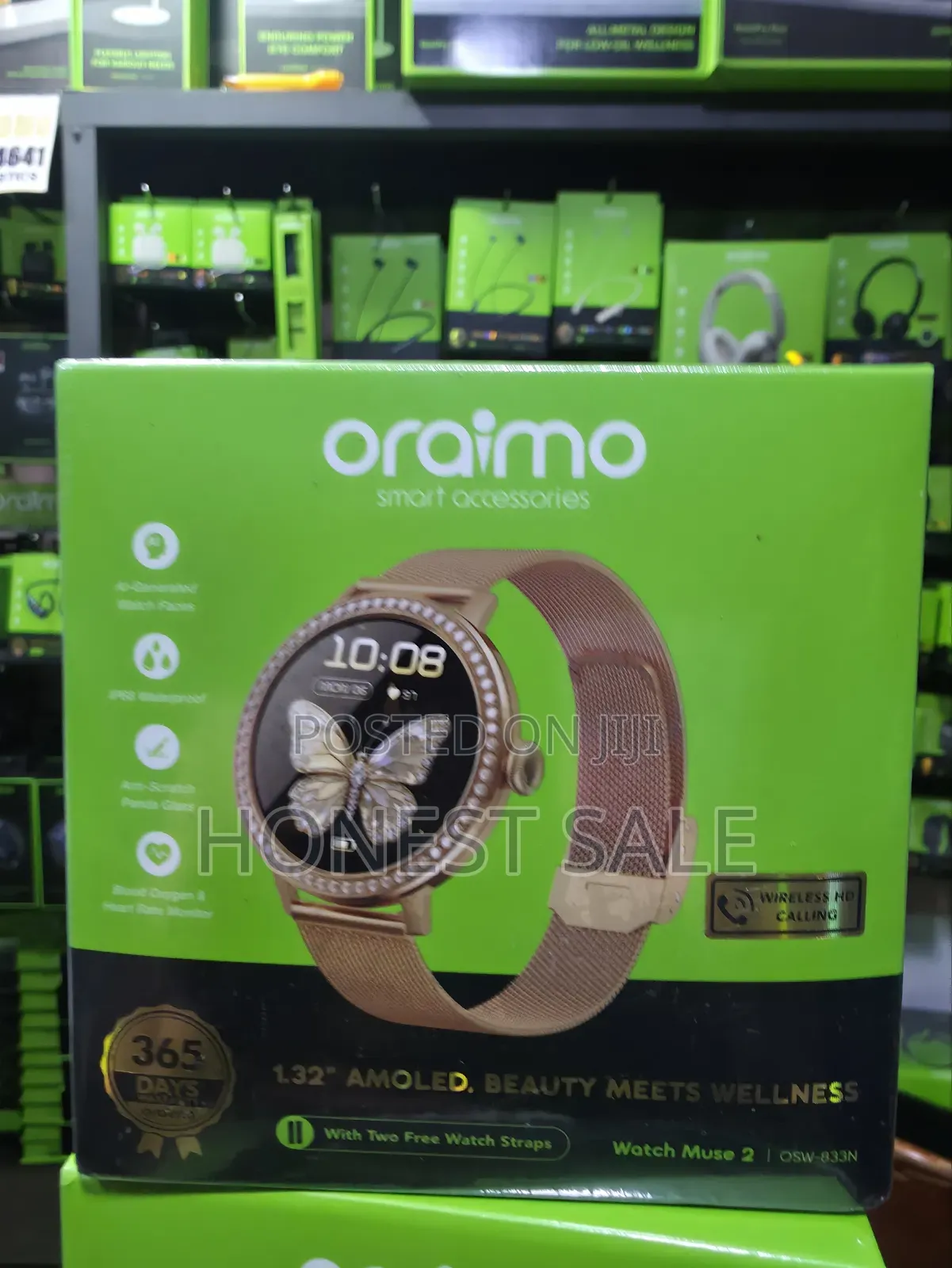 Oraimo Watch Muse 2 1.32" Amoled Diamond Appearance Smart Watch