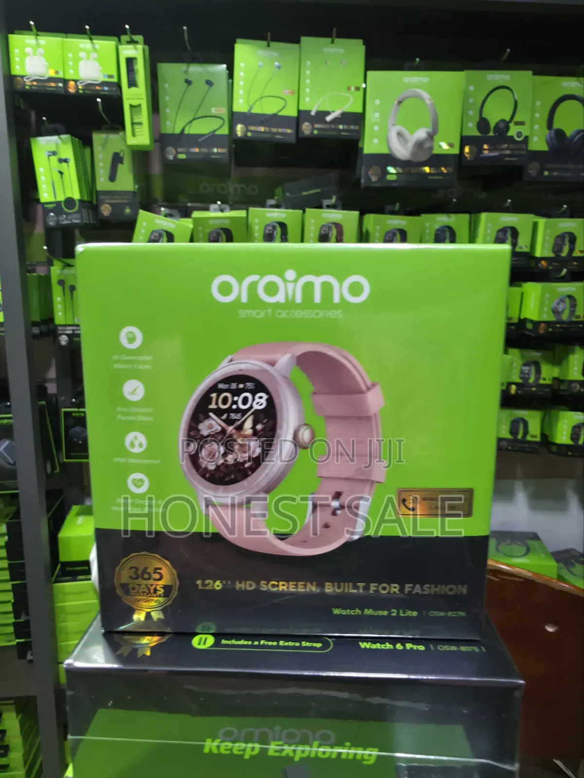 Oraimo Watch Muse 2 Lite 1.26'' Ip68 Chic Versatile Smart Watch