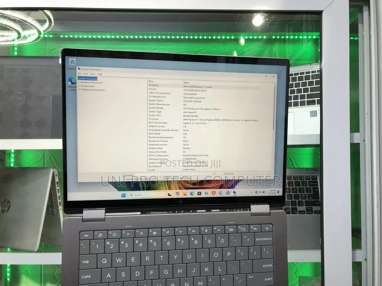 New Laptop HP OmniBook X Flip 14" 24GB AMD Ryzen 7 SSD 1T