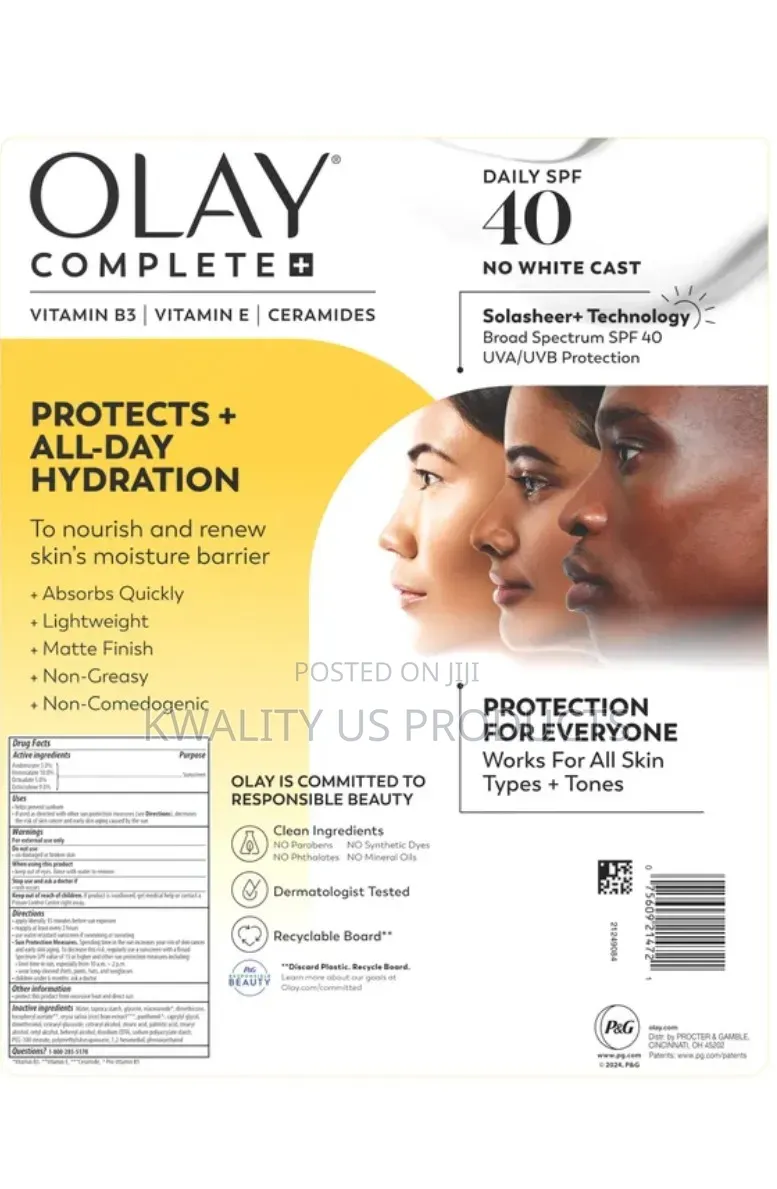 Olay Daily Facial Moisturizer With Sunscreen - 177ml