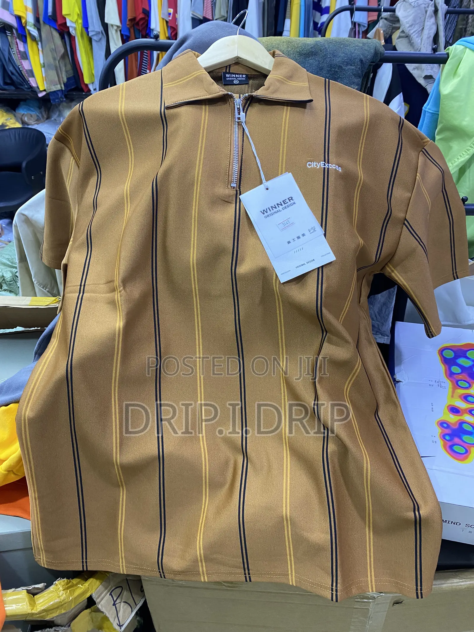 Half-Zip Polo Shirts(Top and Down) Very Classic and Nice . It’S Heavy
