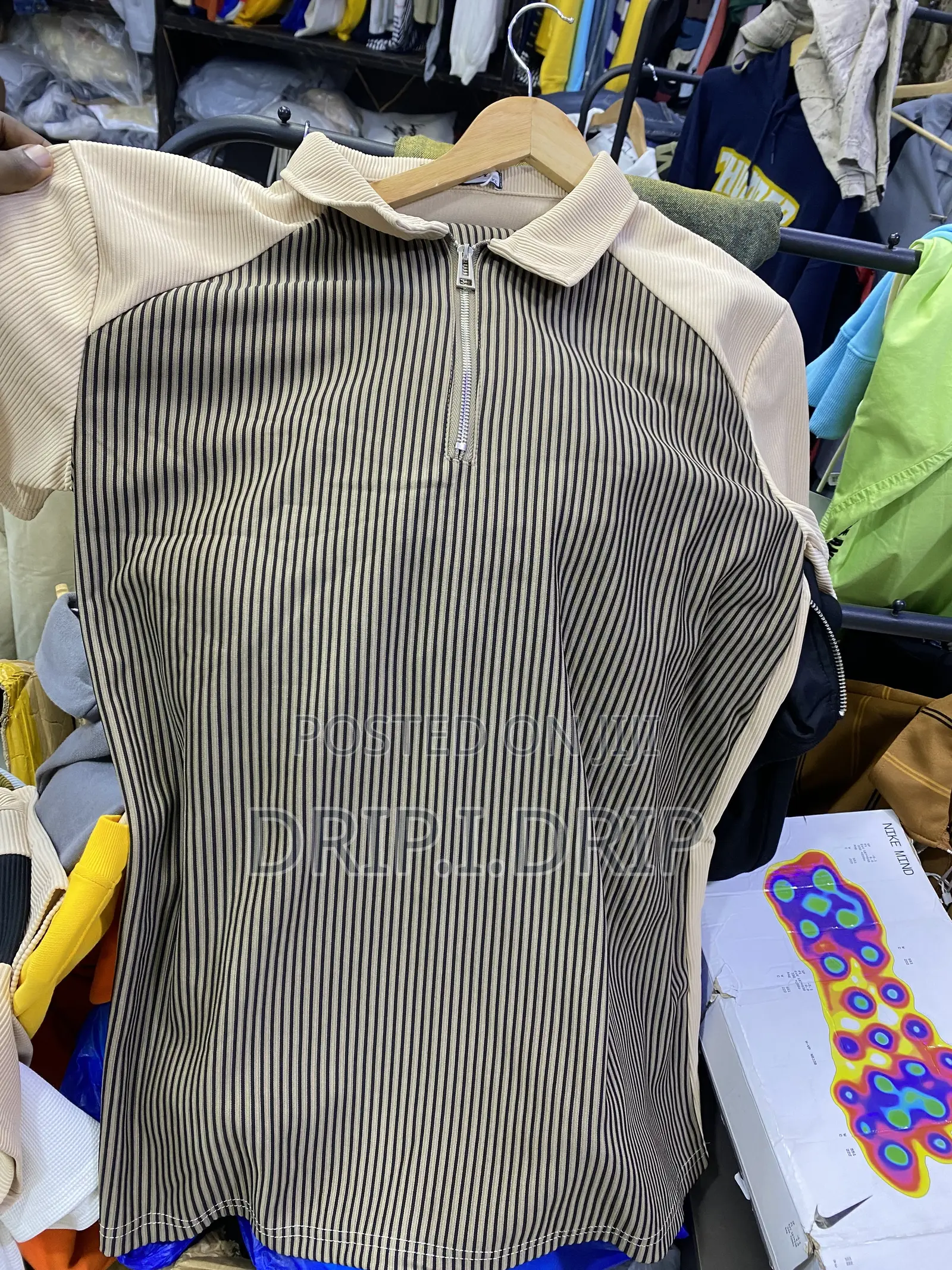 Half-Zip Polo Shirts(Top and Down) Very Classic and Nice . It’S Heavy
