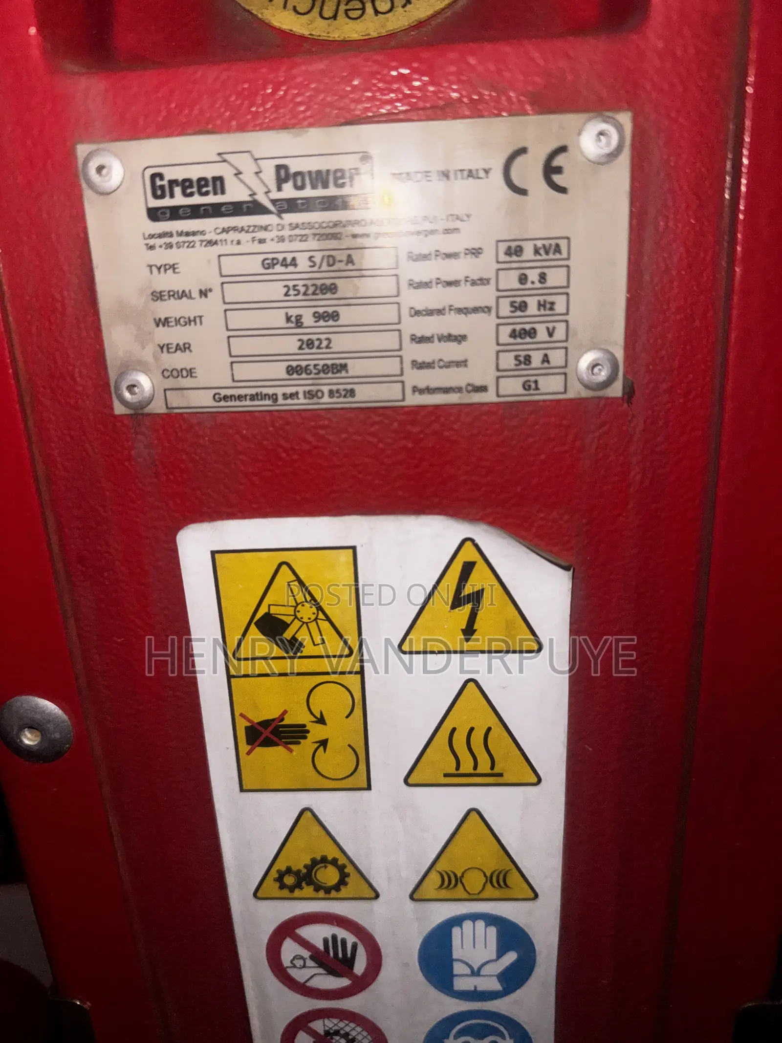 40kva Diesel Silent Plant (Germany Type)