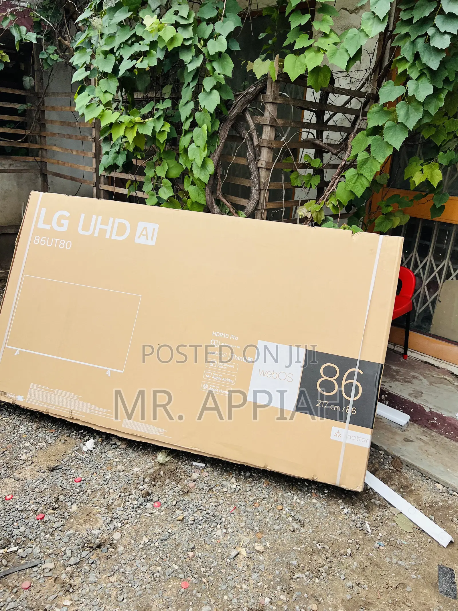 Extremely Unique Lg 86” Uhd Smart Screen Tv(2024 Model) 