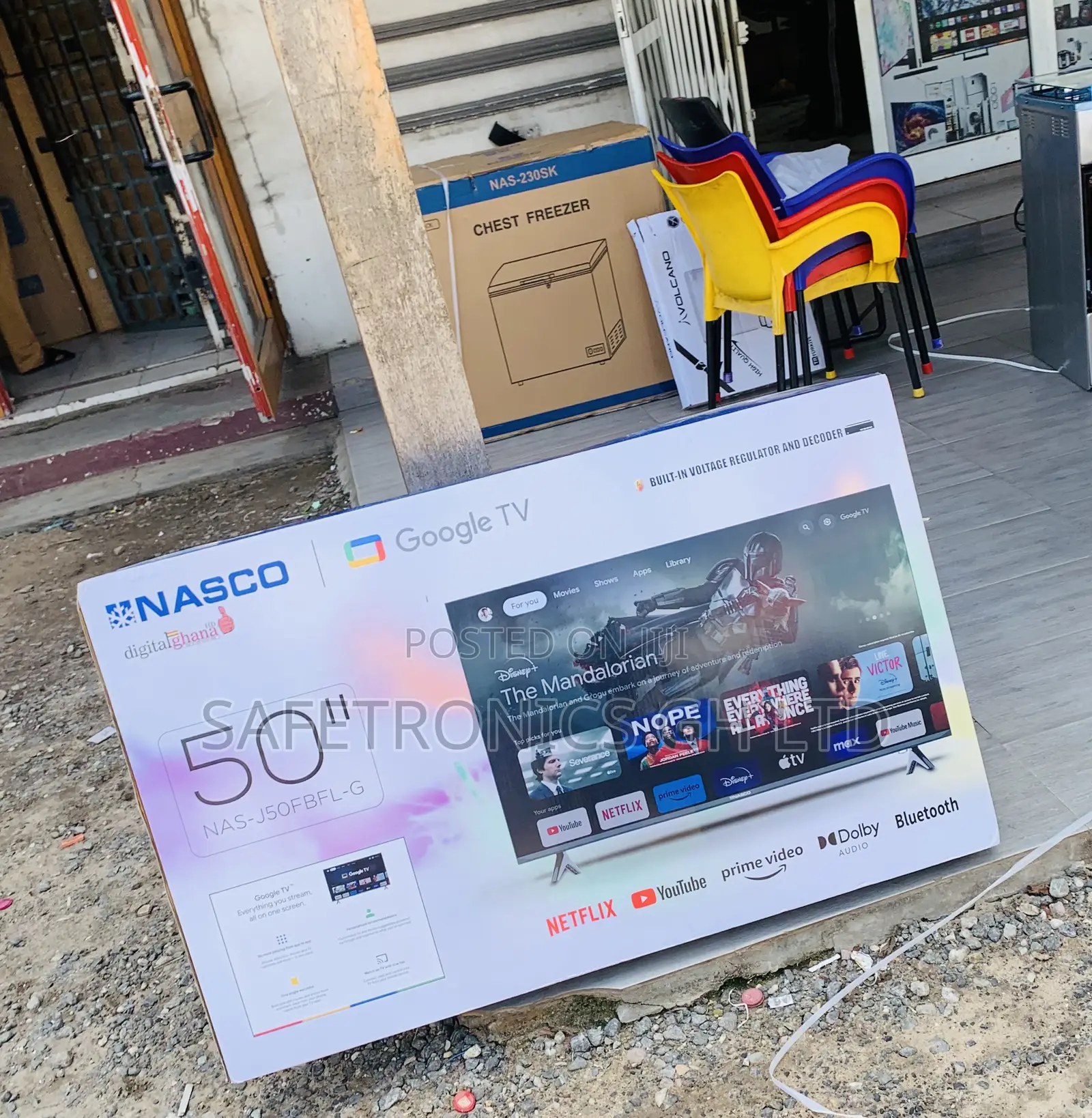 Affordable Frameless Nasco 50 Inch Smart Tv-[Nas-J50fus-