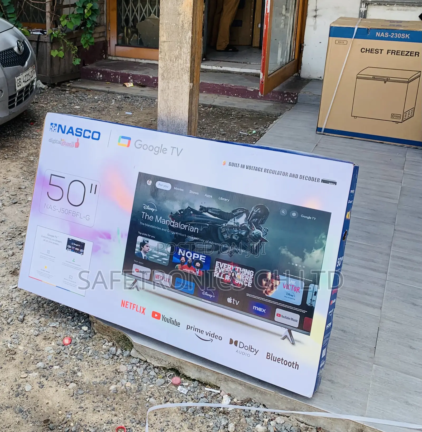 Premium Frameless Nasco 50 Inch Smart Tv-[Nas-J50fus-