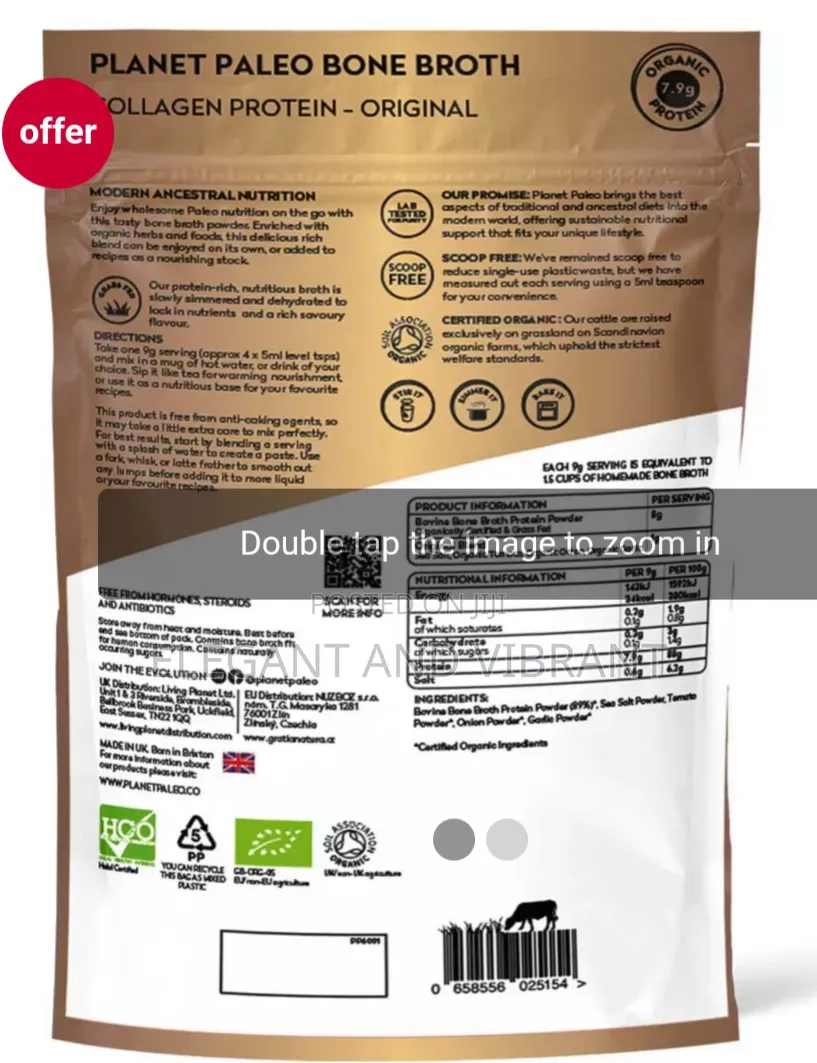 Bone Broth Protein Powder Herbal Defence 225grams