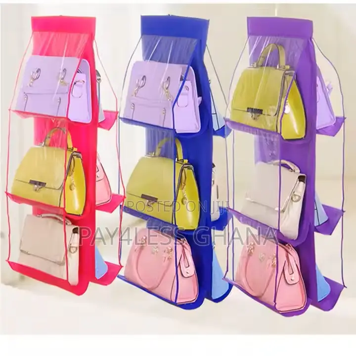 6 Pocket Hanging Handbag Organizer