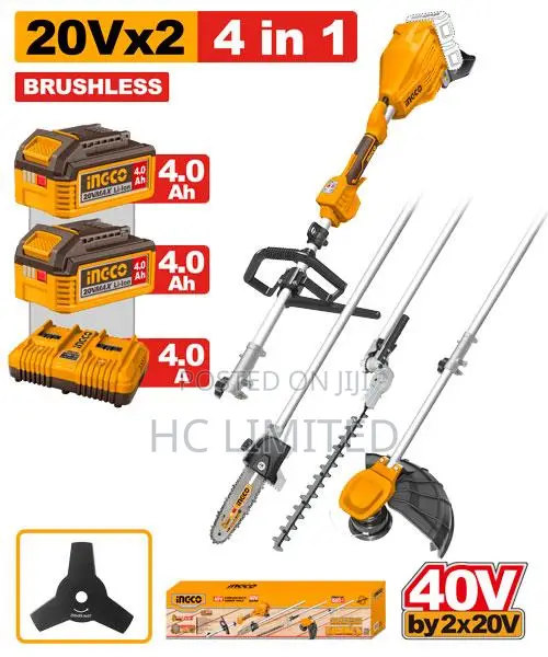 Ingco Cordless Multi Garden Tools - Cstli