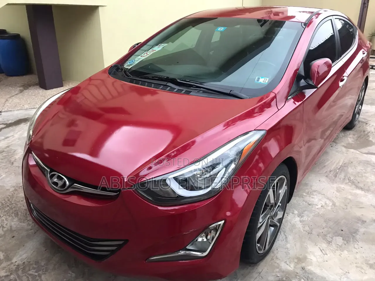 Hyundai Elantra 2014 Red