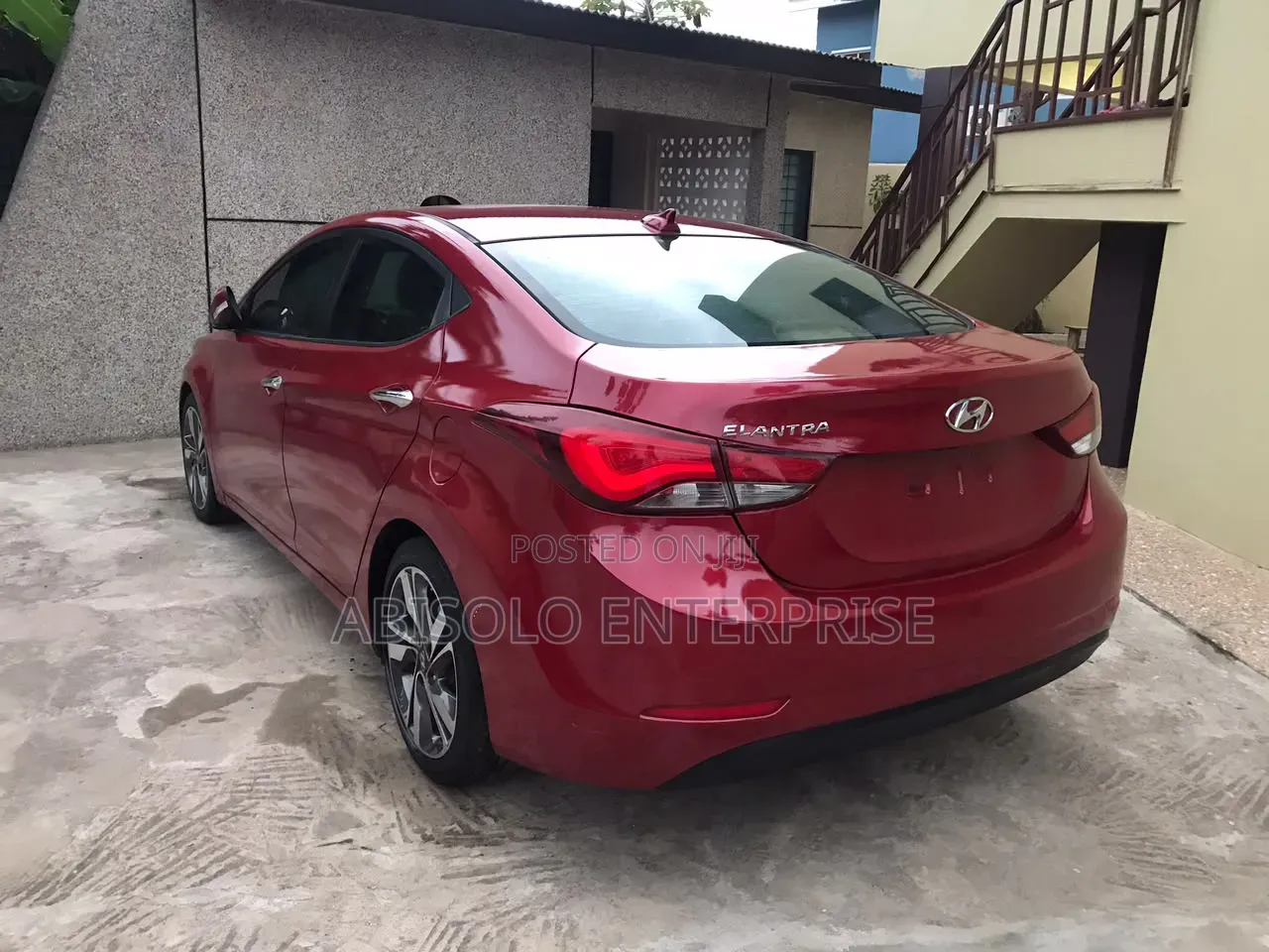 Hyundai Elantra 2014 Red