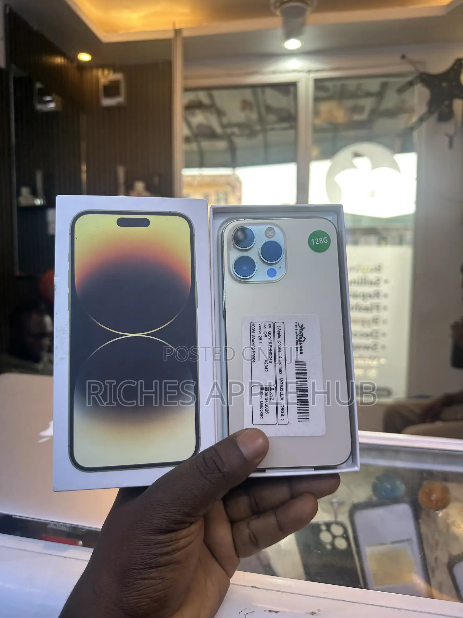New Apple iPhone 14 Pro Max 128 GB Gold