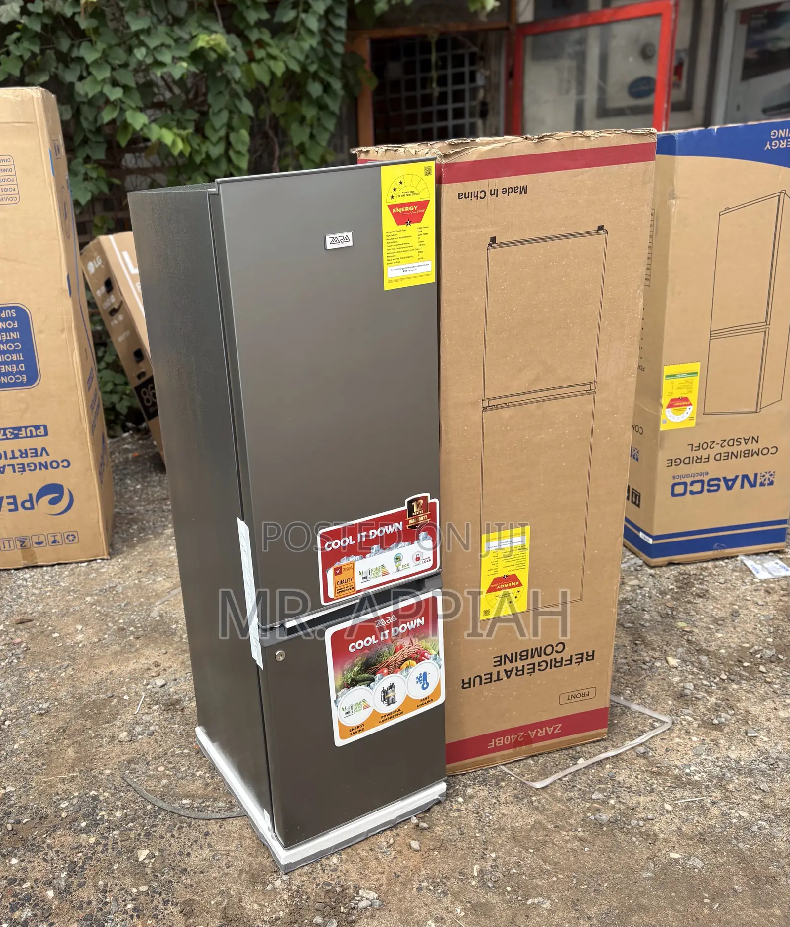 Extra Quality Zara 240bf 201liter Bottom Freezer Fridge 