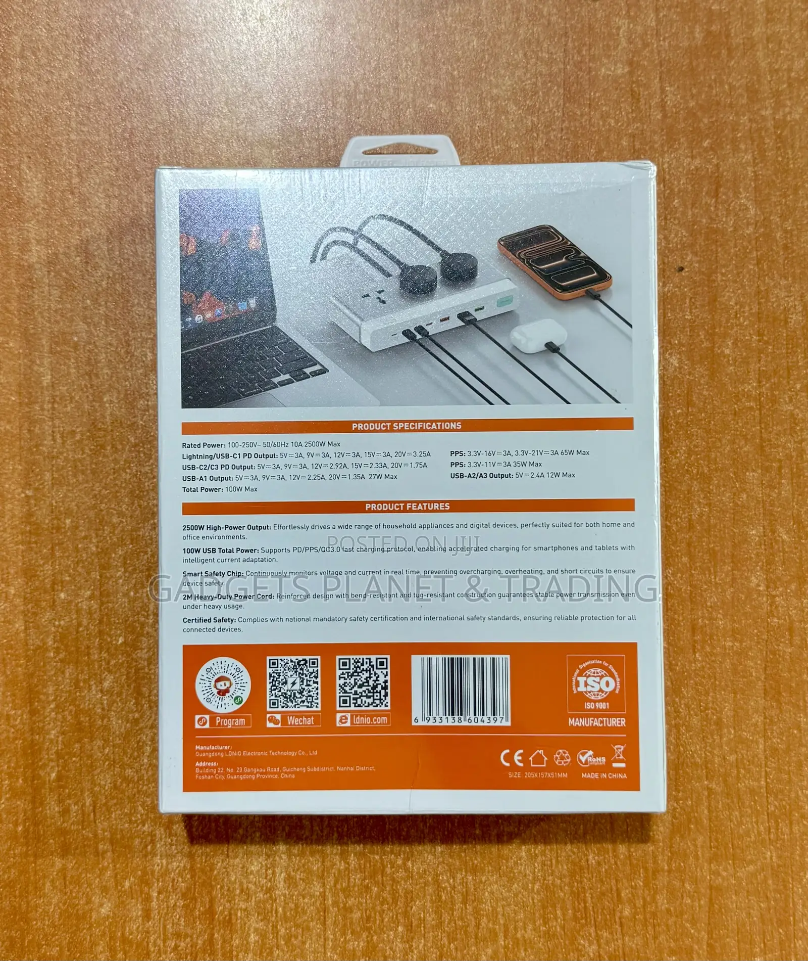 Ldnio Sc3 10-in-1 Gan Desktop Charging Station With 100w 2500w Ac