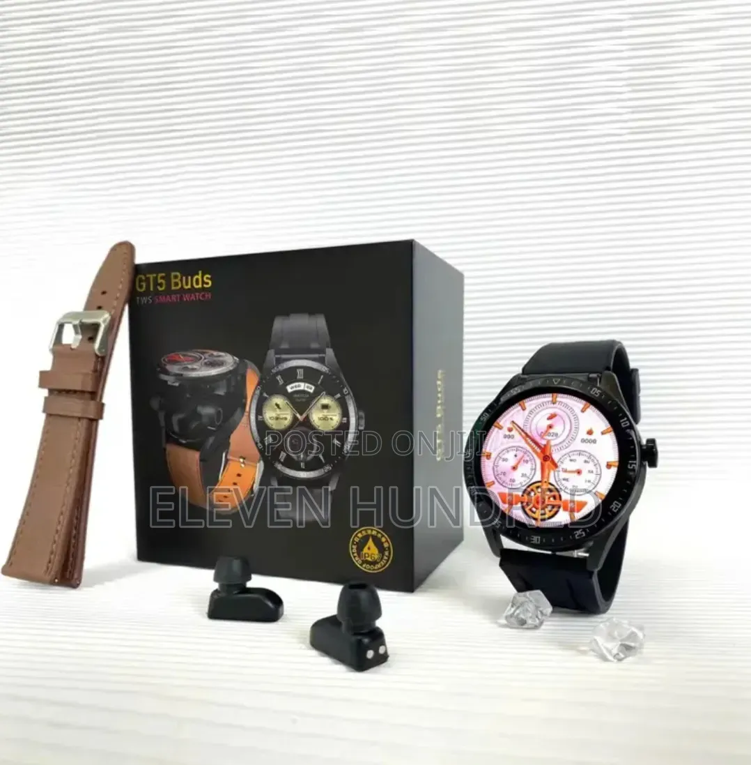 Smart Watch With Earbuds