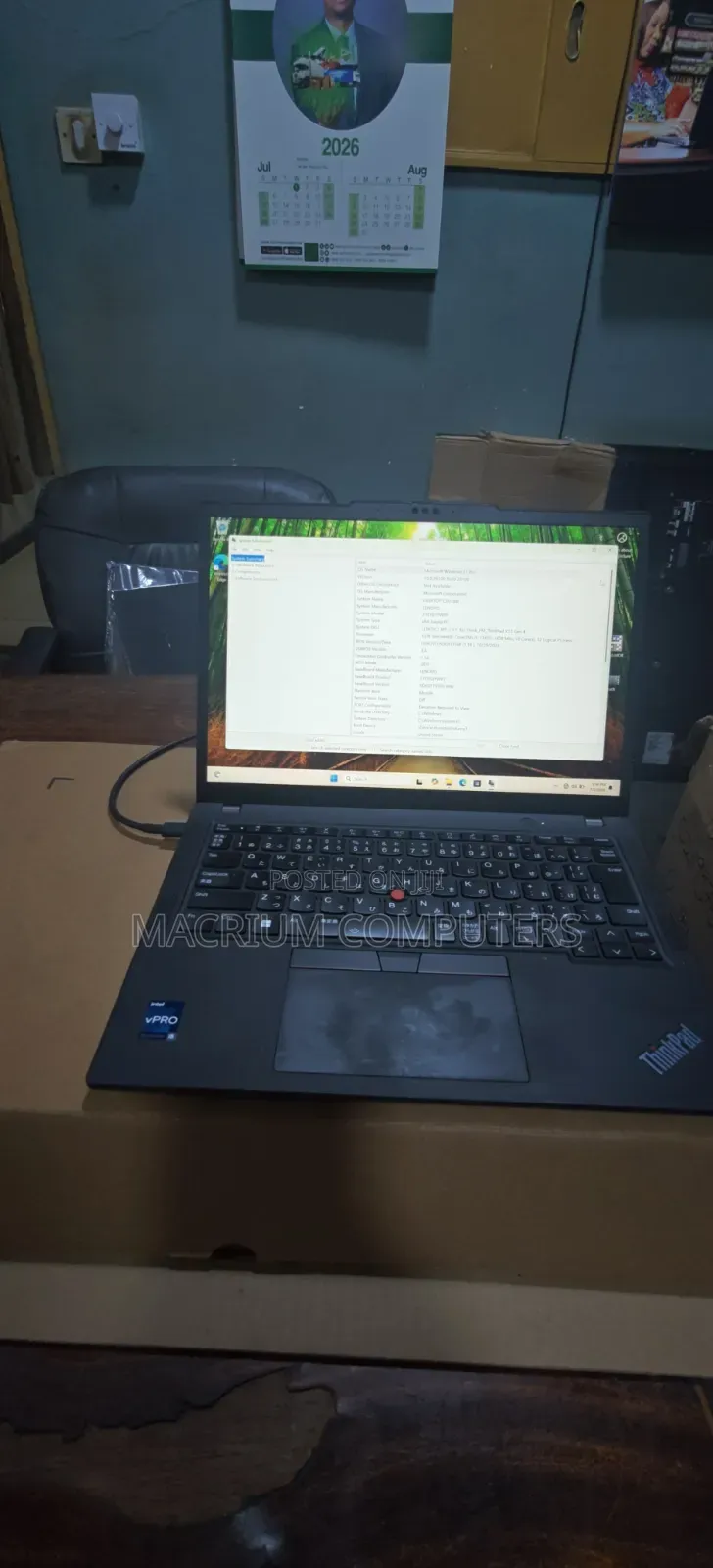 New Laptop Lenovo ThinkPad X13 Gen 4 16GB Intel Core i7 SSD 256GB