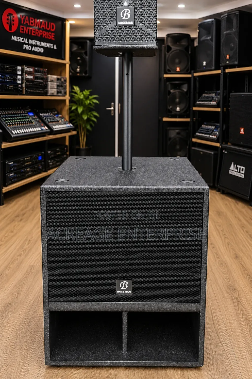 Bossman Column and Bass Speaker