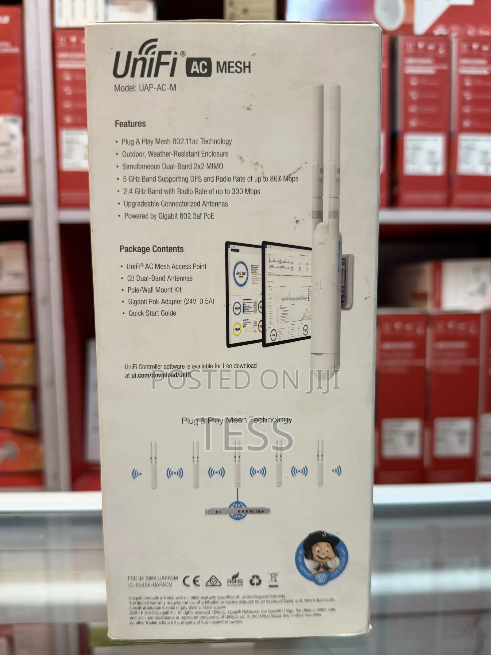 Ubiquiti Unifi Ac Mesh Uap-Ac-M Dual Band