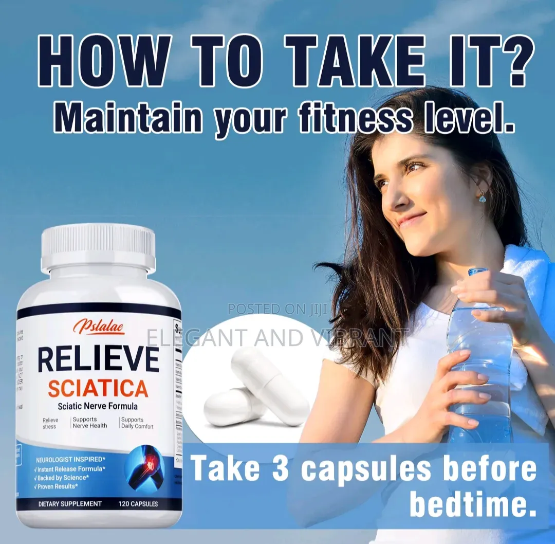 Relieve Sciatica120cap-Natural Nerve Formula,Pain Relief, Nerve Health