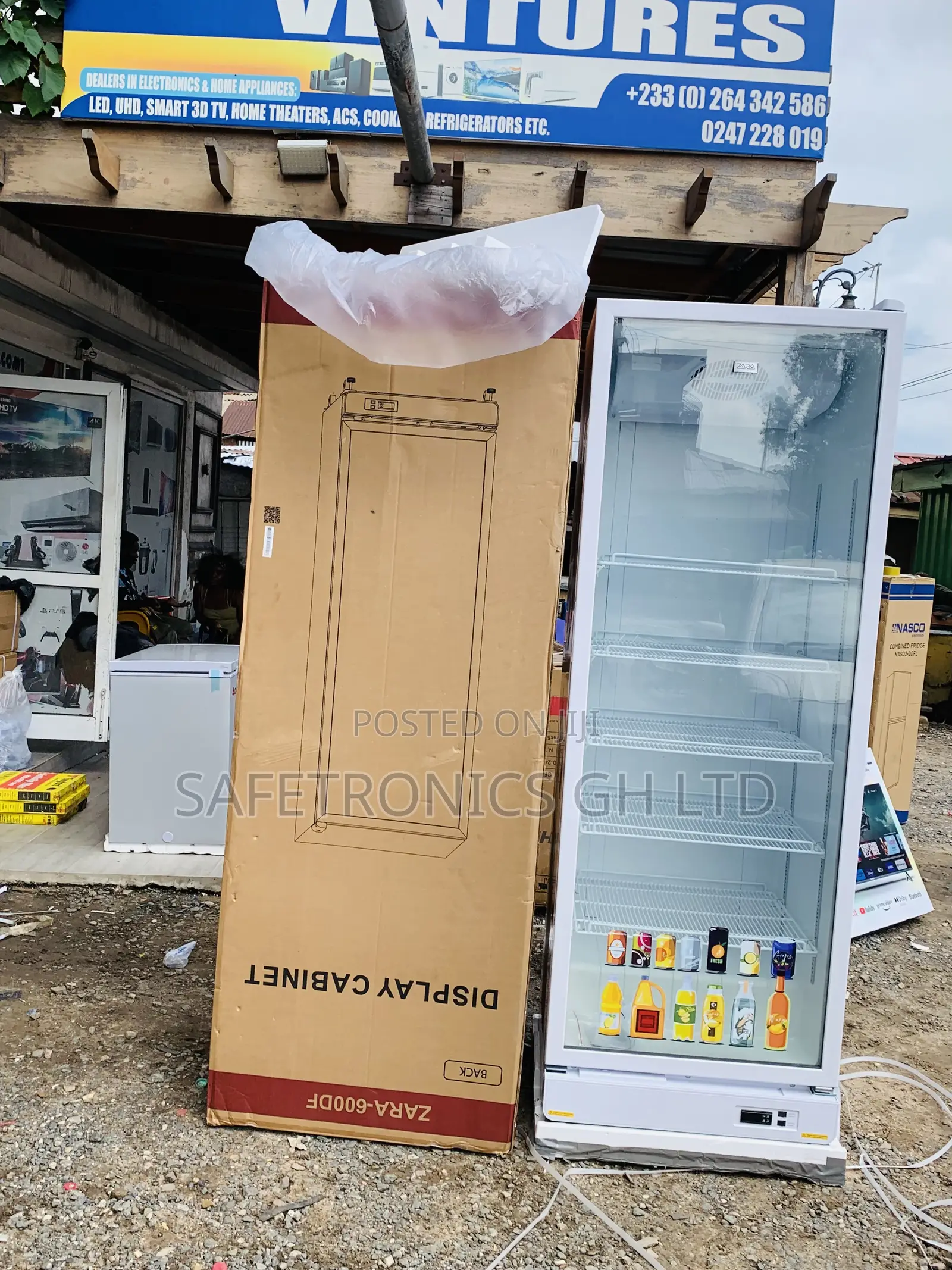 Ultra New Zara-600dfg Display Fridge 591ltr
