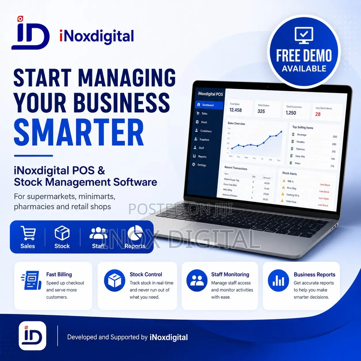 Pos Software For Supermarkets And Retail Shops In Ghana