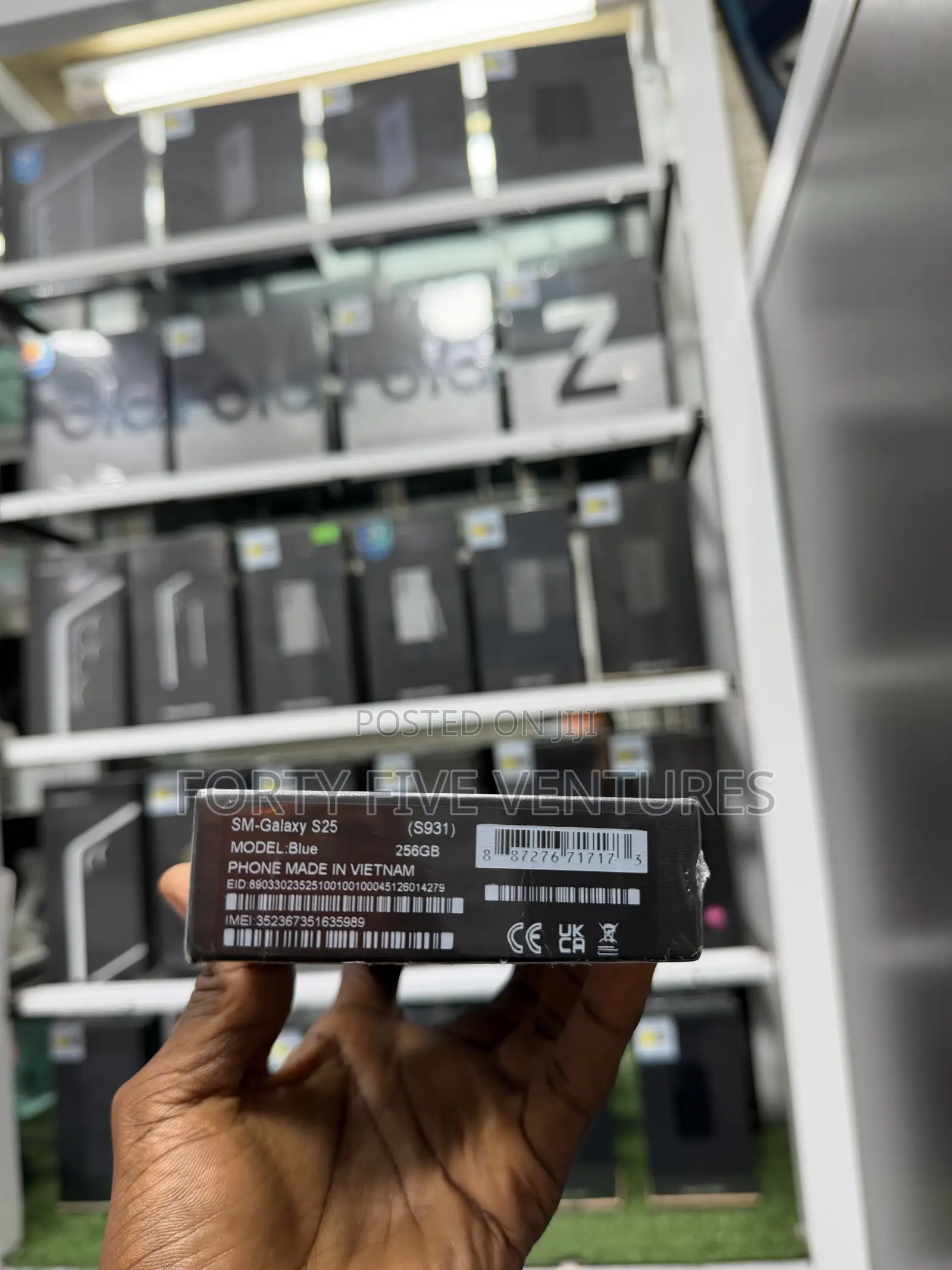 New Samsung Galaxy S25 256 GB Blue