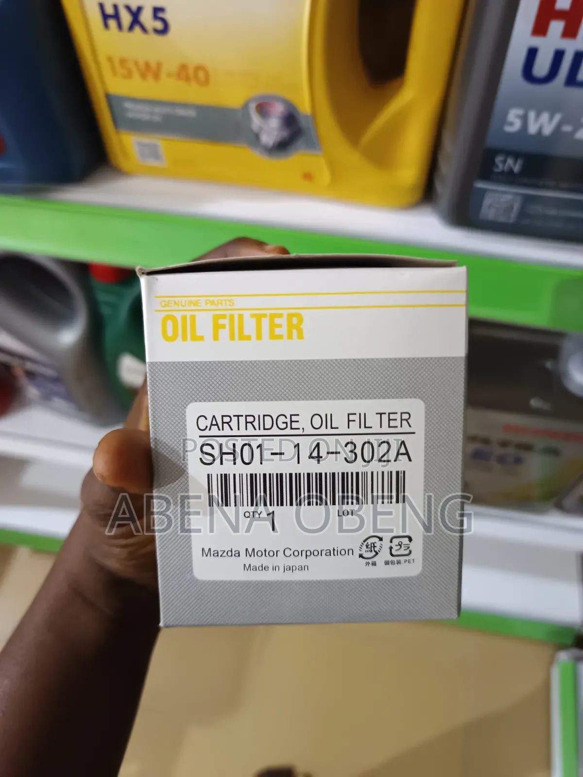 Genuine Mazda Oil Filter Sh01-14-302a
