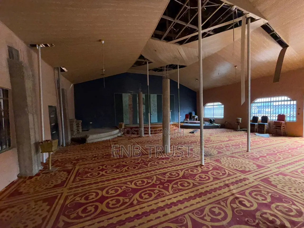 100 Capacity Church Space for Sale at Ablekuma