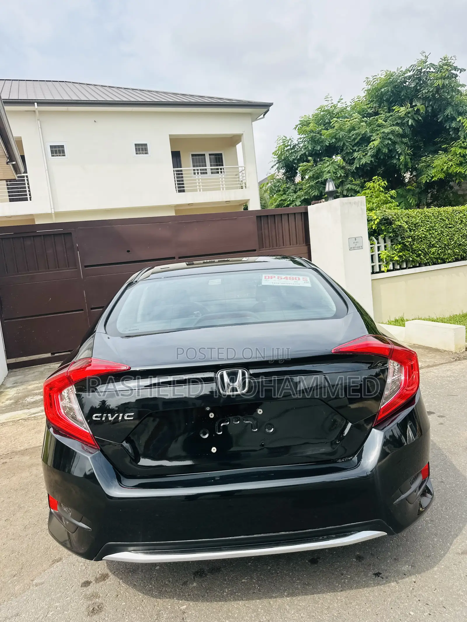 Honda Civic EX Sedan 2019 Black