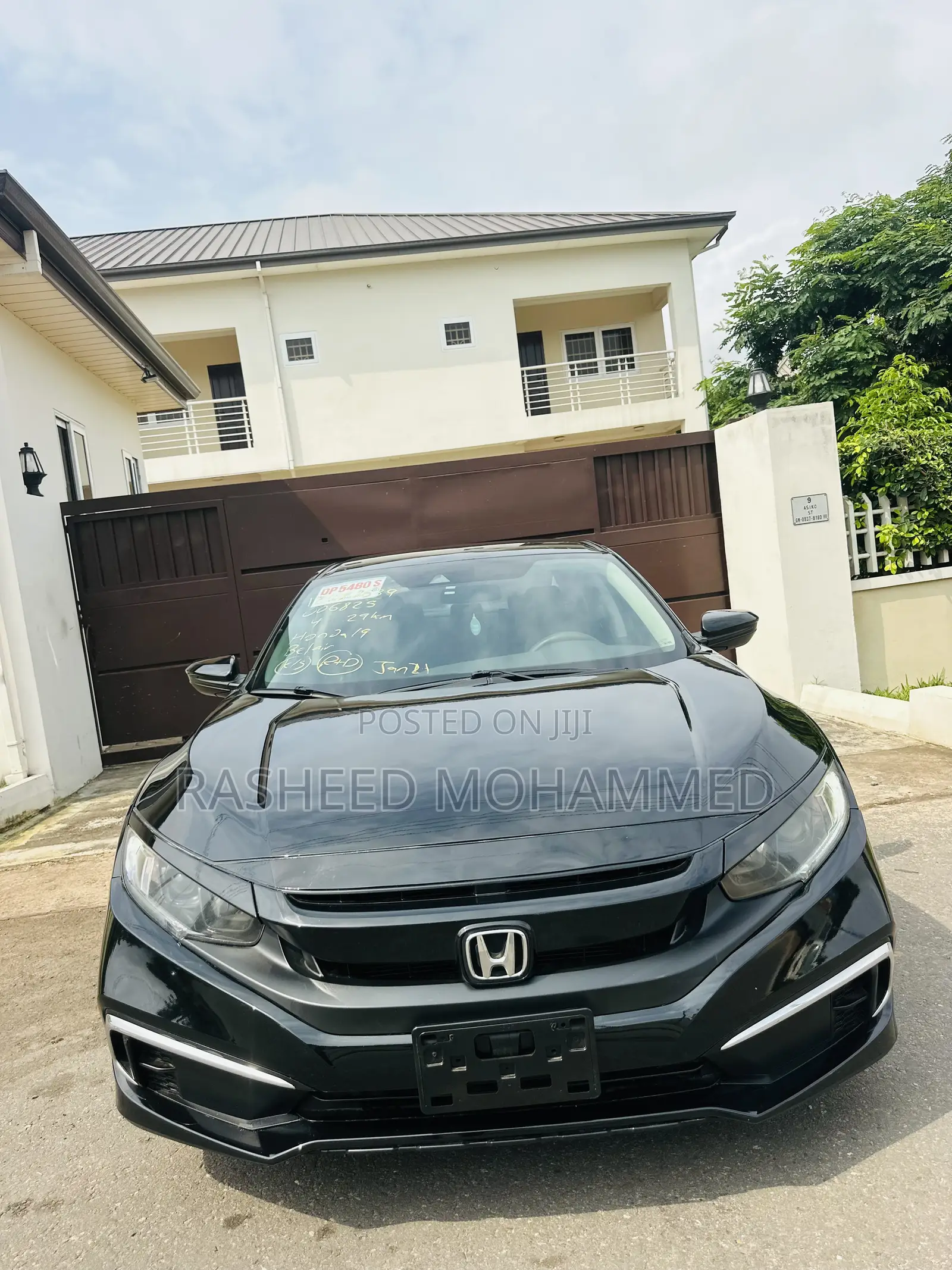 Honda Civic EX Sedan 2019 Black
