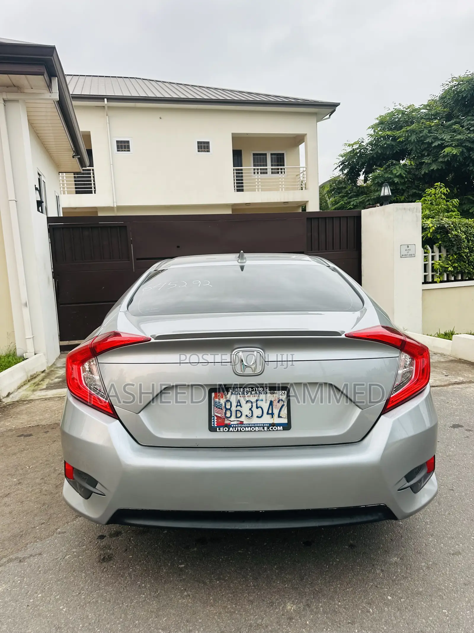Honda Civic EX-L 4dr Sedan (1.5L 4cyl) 2016 Silver