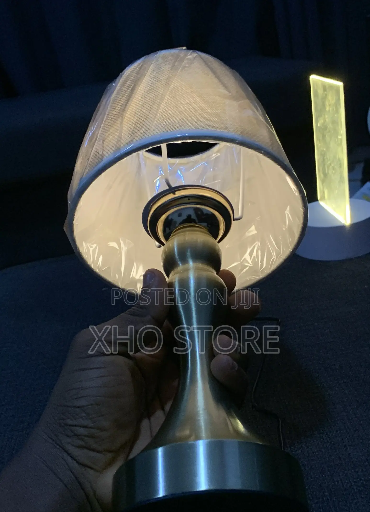Luxury Minimalist Metal Table Desk Lamp 3 Color Temperature Plug-In