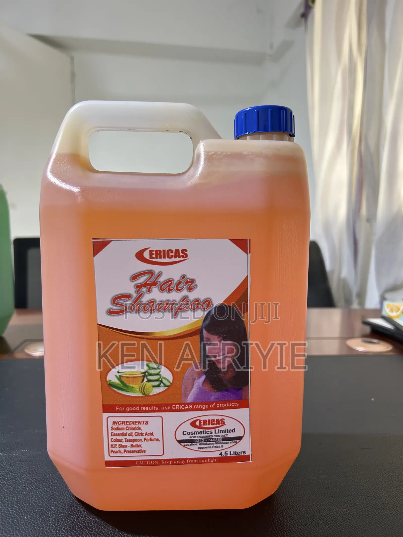 Ericas Mint Shampoo 4.5l.