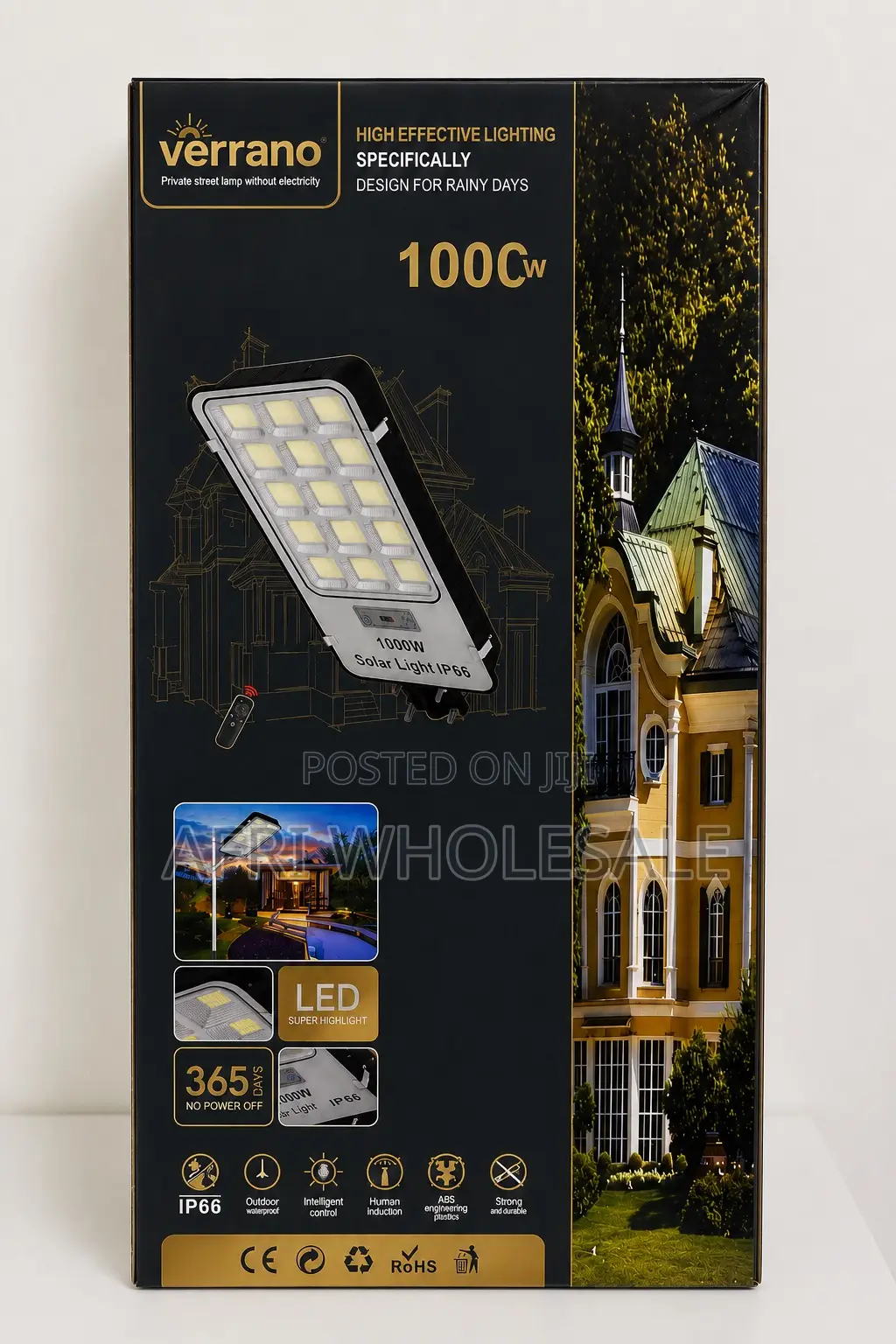 Heavy Duty Solar Flood Streetlight Led Light