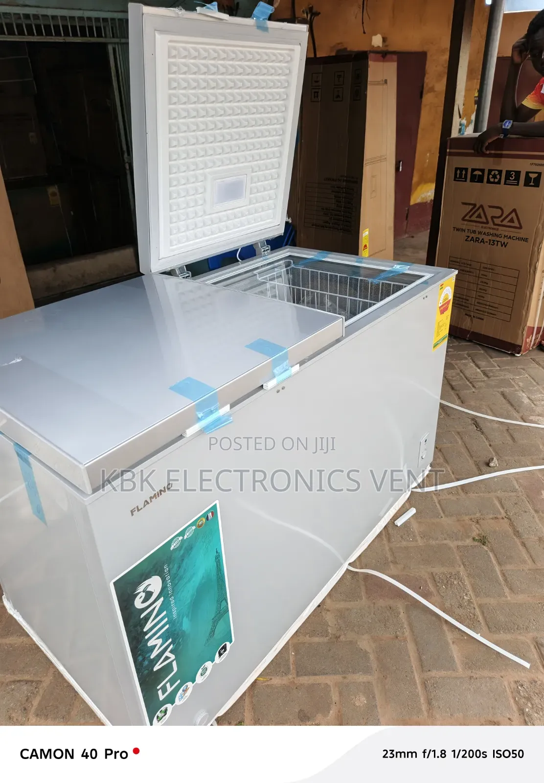 Flamino 350liters Double Door Chest Freezer