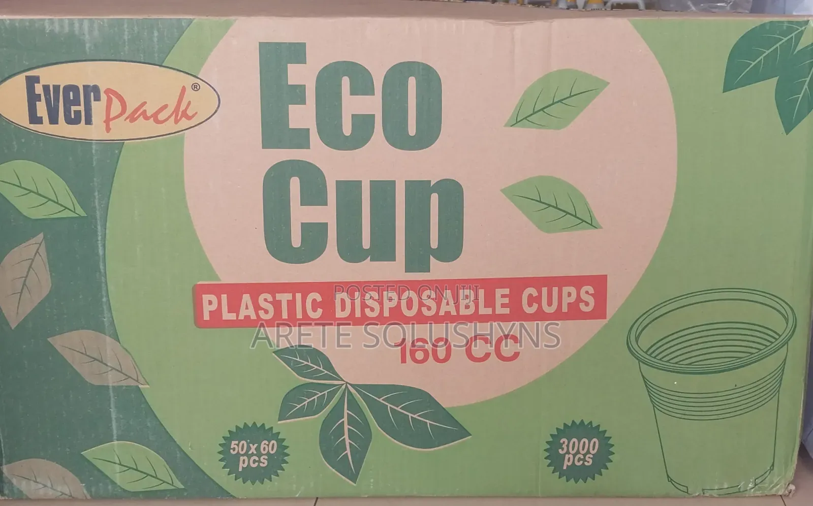 160cc Disposable Plastic Cup 60 /50pcs