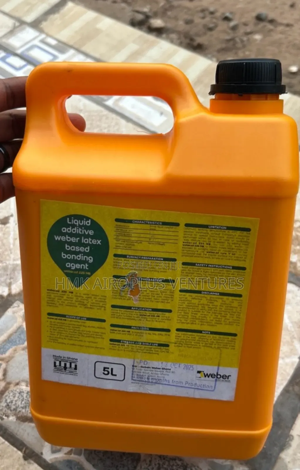 5kg Liquid Additive Latex Based Bonding Agent